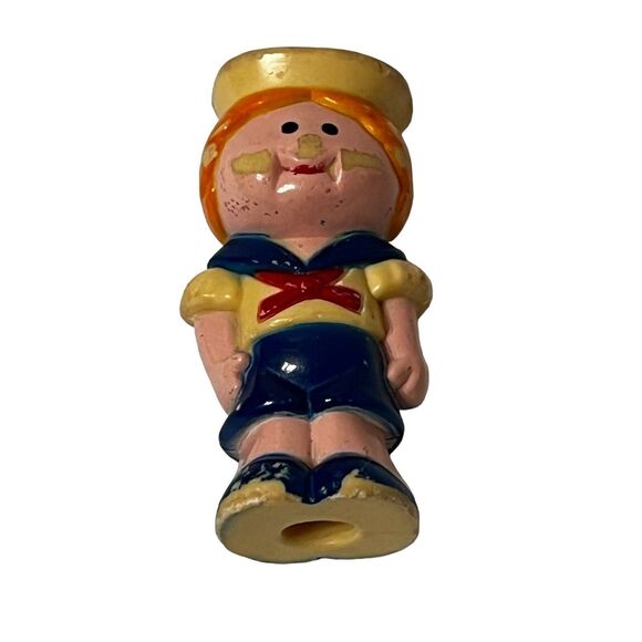 Lakeside Tubtown Harbor Village Playset 1982 Yellow Barrel & Girl Figure Only - Picture 6 of 6